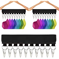 WENTS Organizador de Gorras para Sombrero 2PCS Organizador de Gorras Soporte portátil para Gorra de béisbol con 10 Clips…